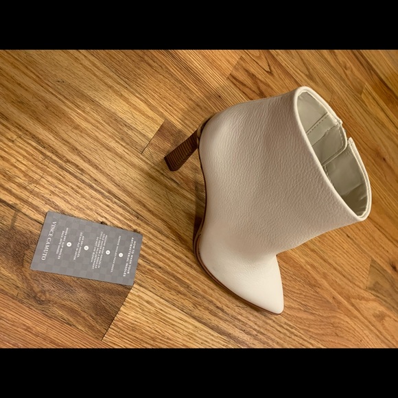 Vince Camuto Pezlee Booties in Warm White - Picture 8 of 10